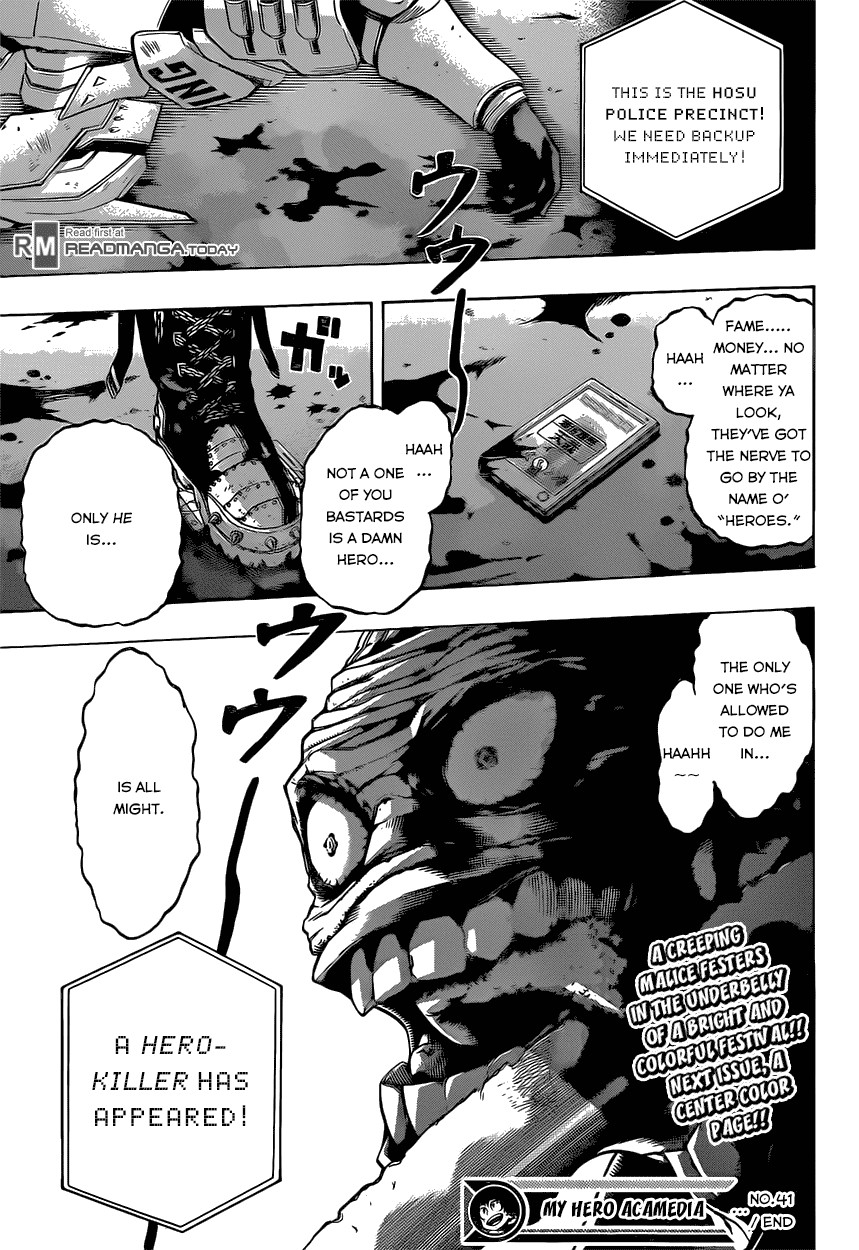 Boku no Hero Academia Chapter 41 18